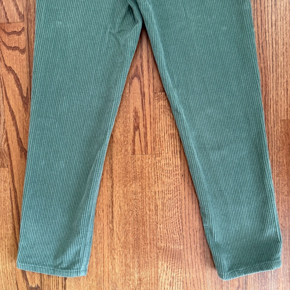 Reformation Cynthia Button Fly Corduroy Pants Jeans in Moss Green size 27 - Picture 11 of 16
